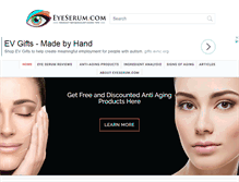 Tablet Screenshot of eyeserum.com